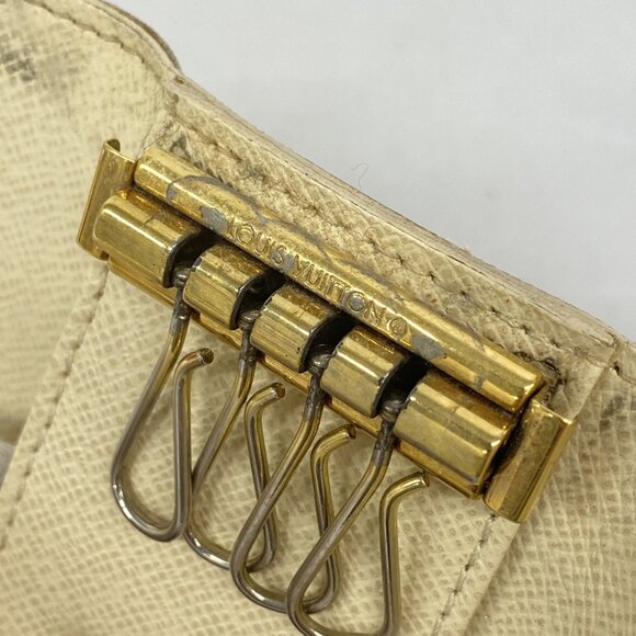 Louis Vuitton Damier Azur Multicle 4 Key Case N60020 White for Men and Women - Picture 8 of 9